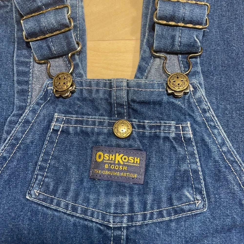 Vintage Oshkosh B’Gosh Vestbak Overalls Sz 4